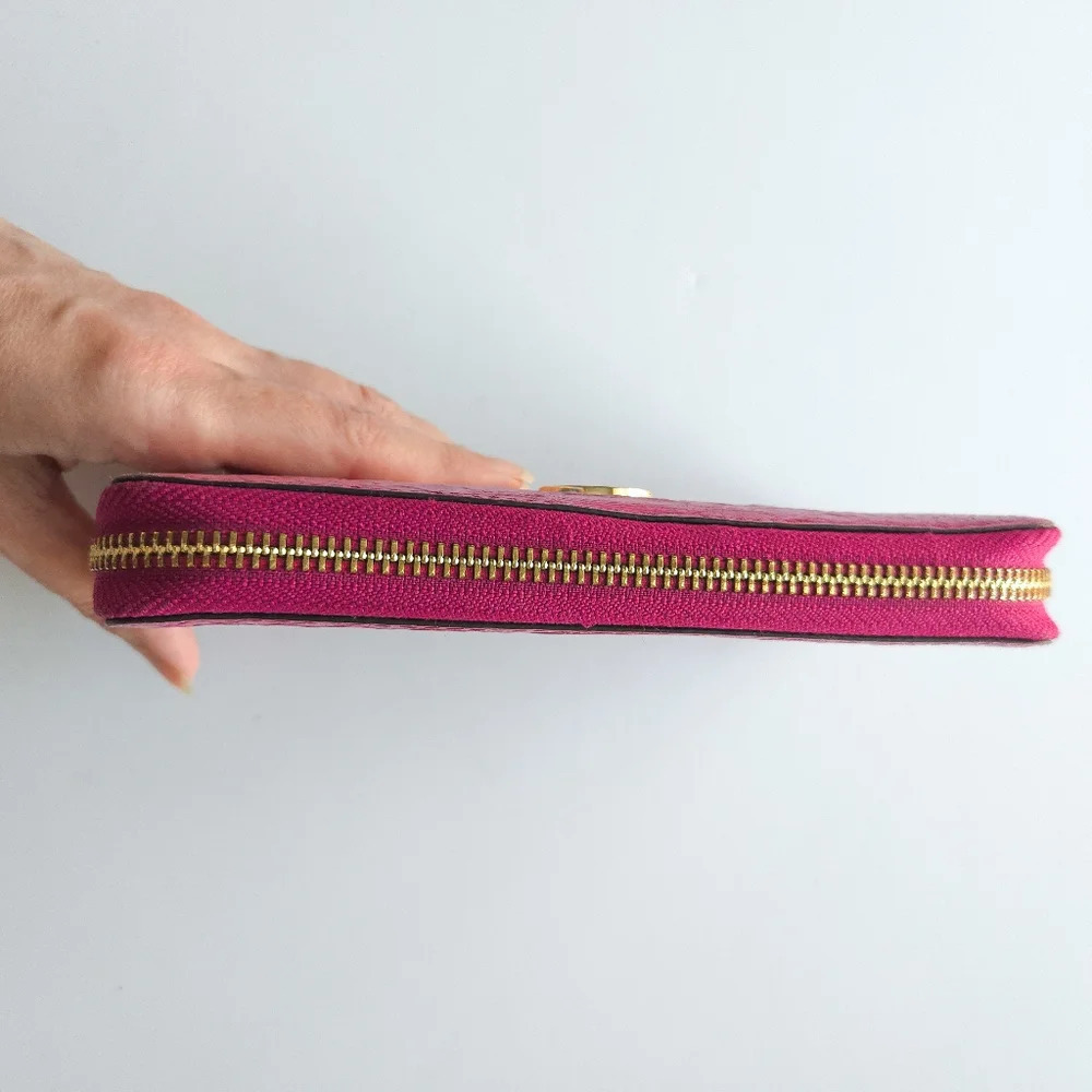 Michael Kors Fuchsia Pink Python Snakeskin Emboss… - image 4